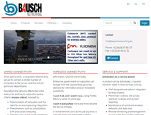 Tablet Screenshot of bauschnetworking.be